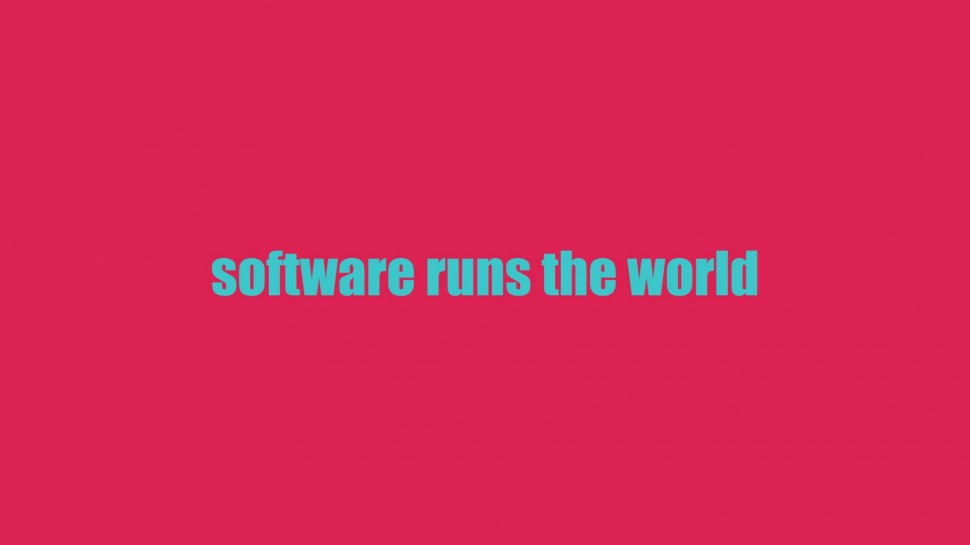 software runs the world