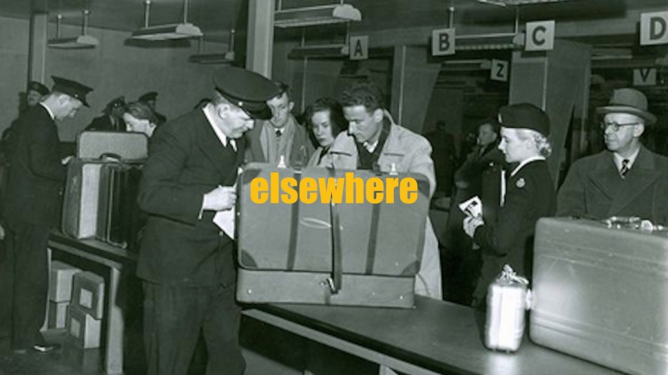 customs at JFK 1950s